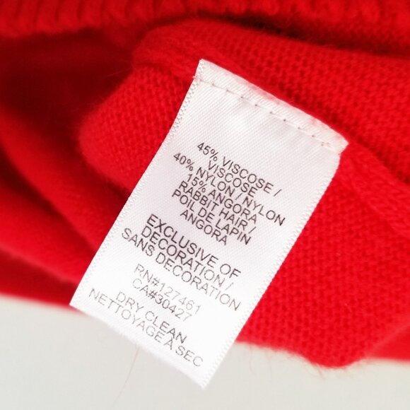 Wildfox White Label Shopping Is My Cardio Red Sweater S Jumper Angora Blend Y2K - Picture 10 of 16